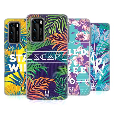 HEAD CASE DESIGNS VIVID JUNGLE SOFT GEL CASE FOR HUAWEI PHONES 4