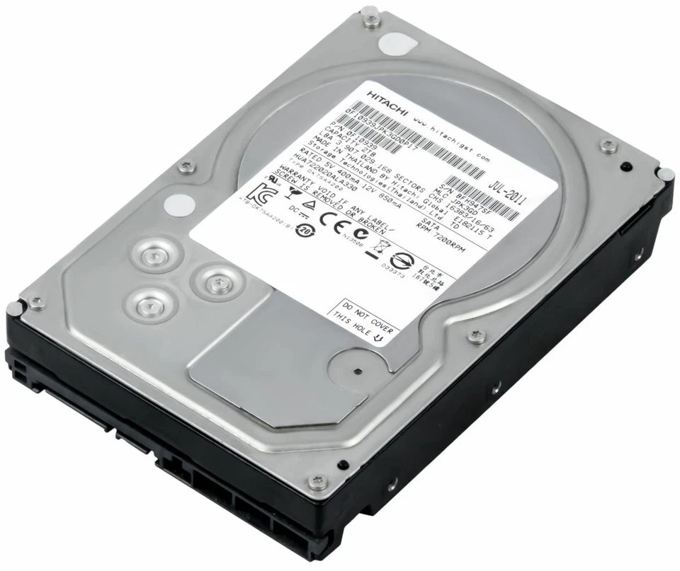 Disk Hitachi Ultrastar A7K2000 2TB 7.2K 32MB SATA II HUA722020ALA330 3.5'' - Immagine 2 di 3