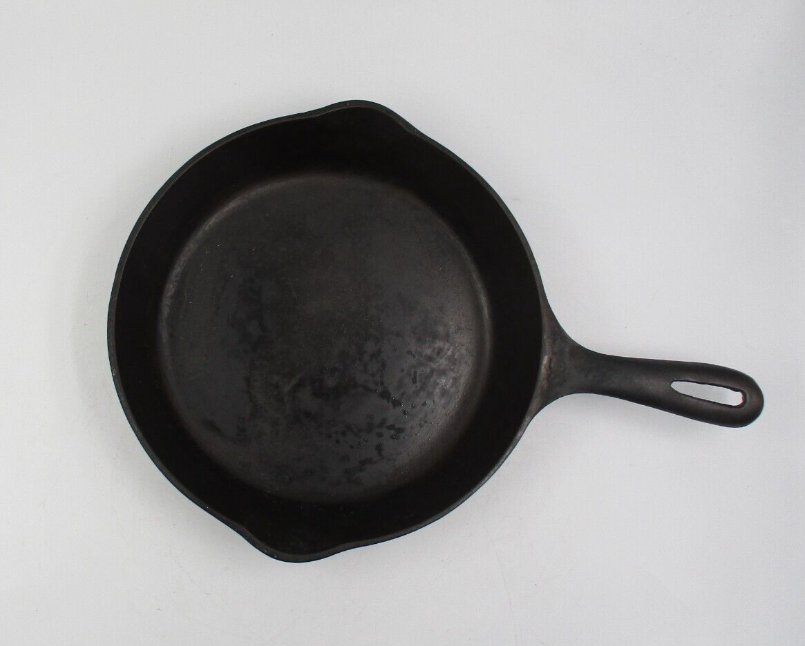 2 Vintage Cast Iron Skillets, 8 & 9 inch. Marked. eBay