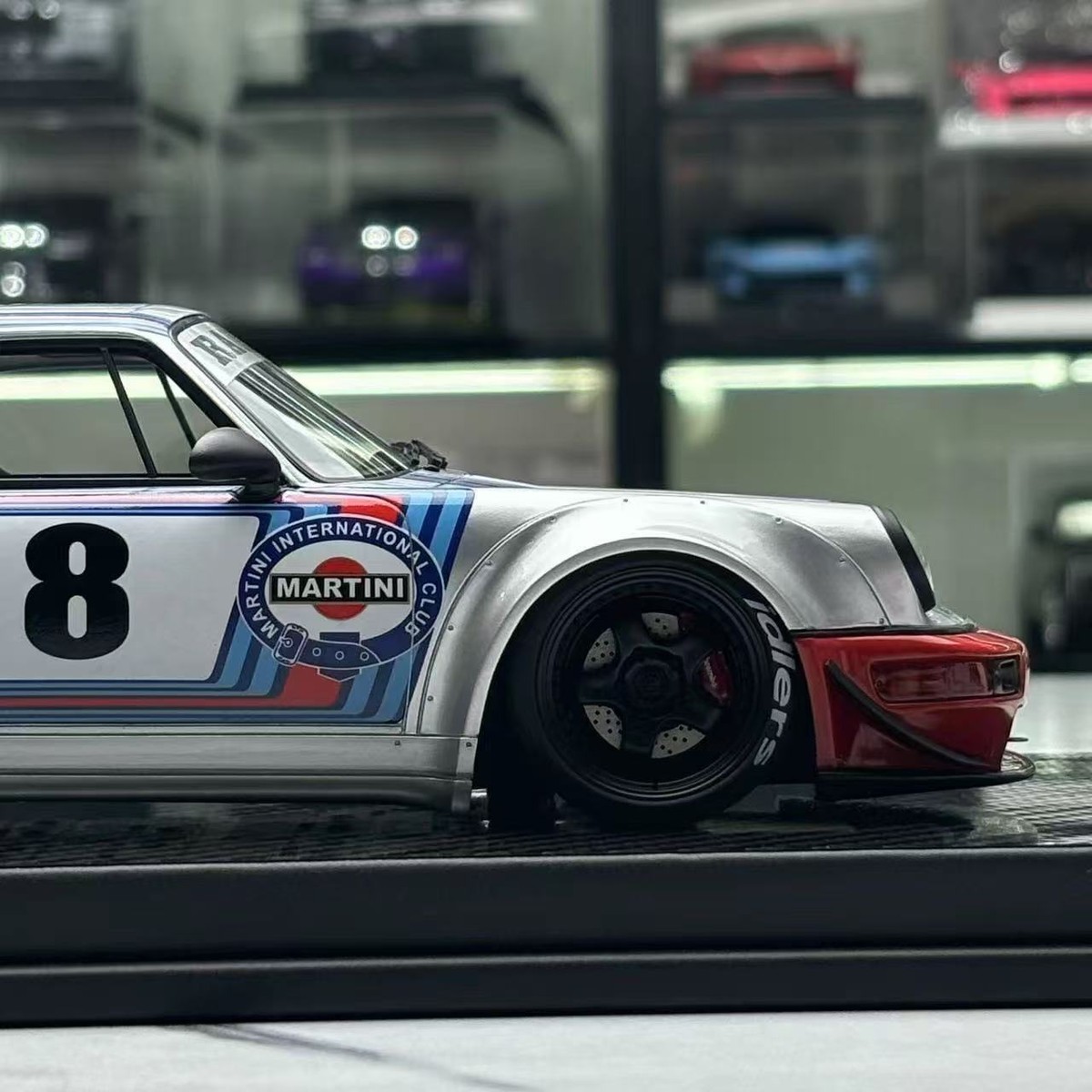 SUPER RARE* TGM 1/18 Porsche 911 (964) RWB Silver Martini
