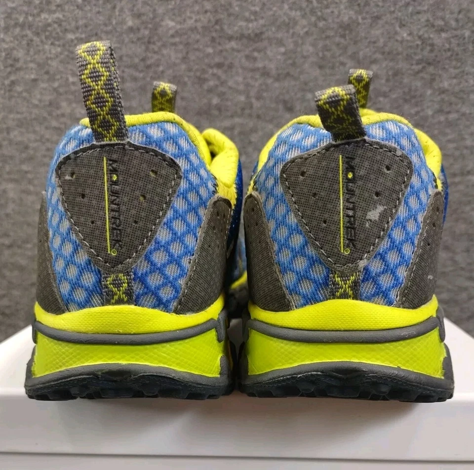 Zapatillas Mujer Mountrek Woodland Trail Talla US 7 Gris Azul Amarillo Foto 4 de 4