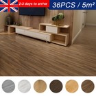 5m² Floor Planks Tiles Self Adhesive Wood Effect Vinyl Flooring Kitchen Bathroom