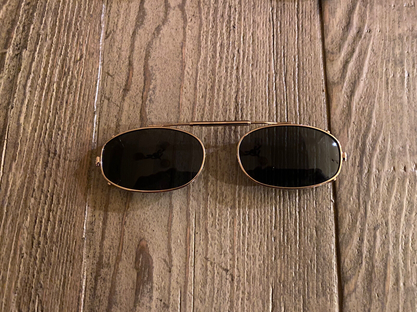 Oval Clip On Polarized Sunglasses - image 2
