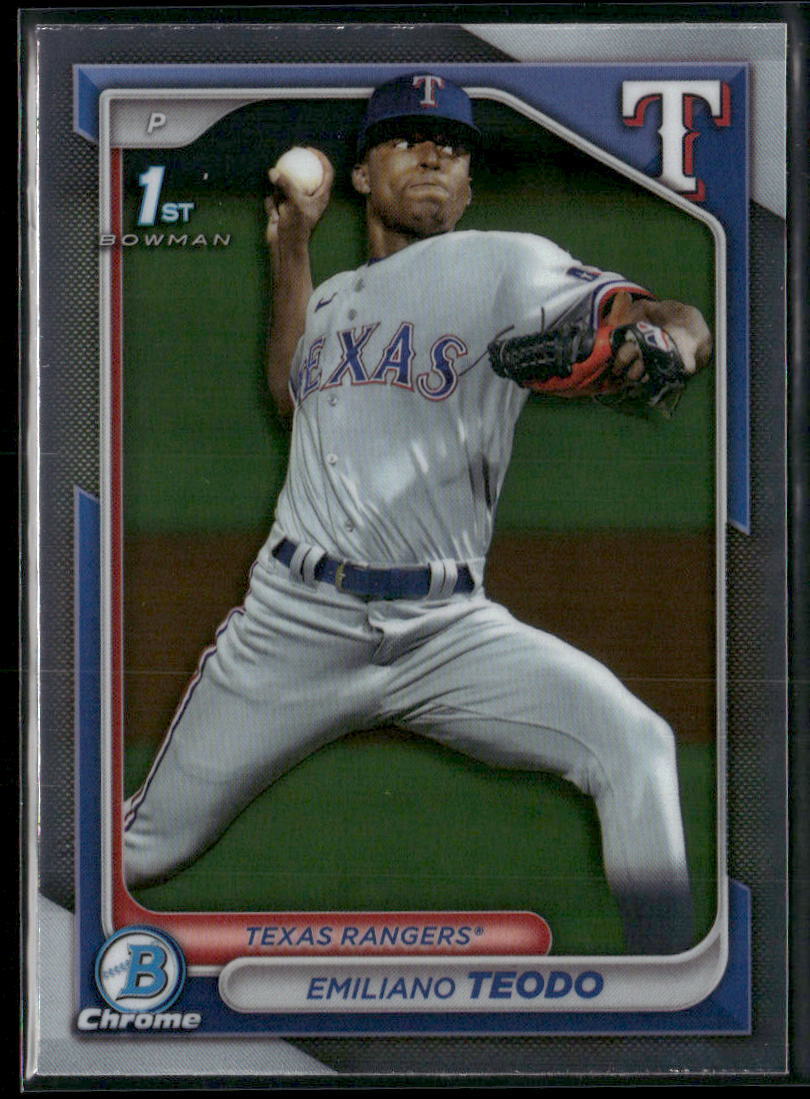 2024 Bowman Chrome #BCP-180 Emiliano Teodo 1ST Bowman