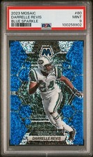 2023 Panini Mosaic DARRELLE REVIS #80 Blue Sparkle #85/96 PSA 9 Pop1