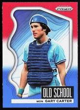 2022 Panini Prizm Old School Red/White/Blue Prizm Gary Carter #OS-10 Expos