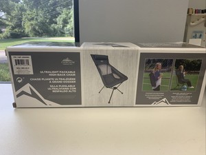 ultralight packable high back chair