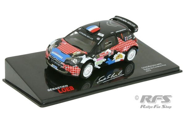 Citroen DS3 Wrc Sebastien Loeb Rallye Du Condroz Huy 2013 Gordon 1:43 Altaya Ixo-image