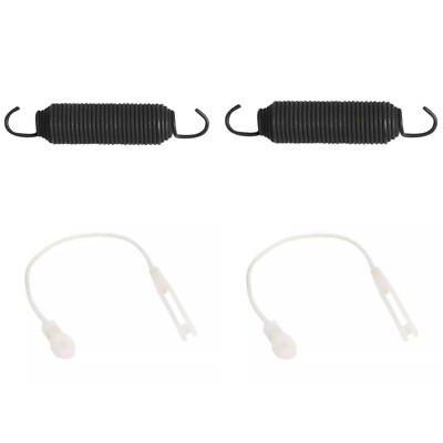 4 Pc SET OEM GE Dishwasher Door Spring & Cable WD03X20316 WD03X10038 WD01X10569