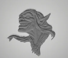 3d Model Stl File for CNC Router Laser Goblin 3D Model