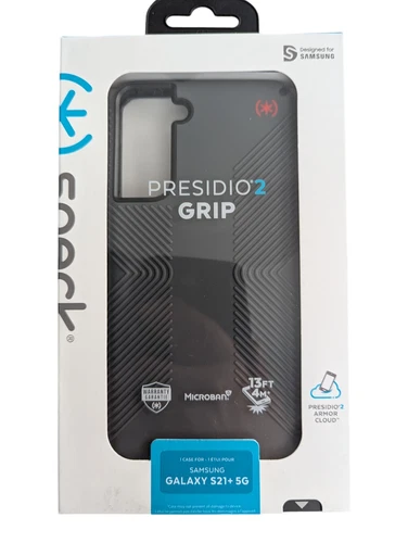 Speck Products Presidio2 Grip Samsung Galaxy S21+ 5G Case, Graphite - Picture 1 of 1