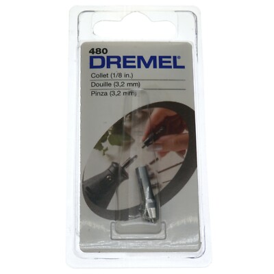 Dremel 480 1/8'' Aluminum Collet, 2615000480