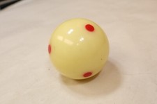 Pool Cue Ball 2 1/4" 6 Red Dots RM