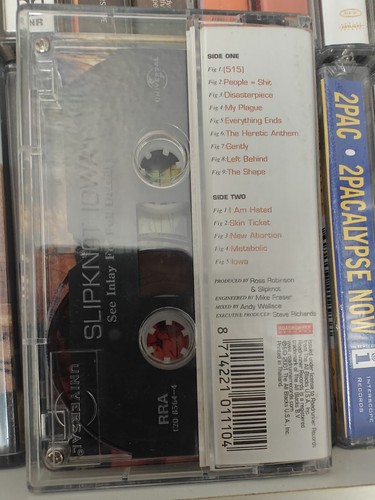 Slipknot Iowa FULLY PLAY GRADED Cassette Album **Ref Images - Picture 5 of 12