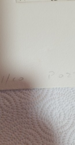 Lucio Pozzi Original Gerahmt 1982 - Bild 4 von 12