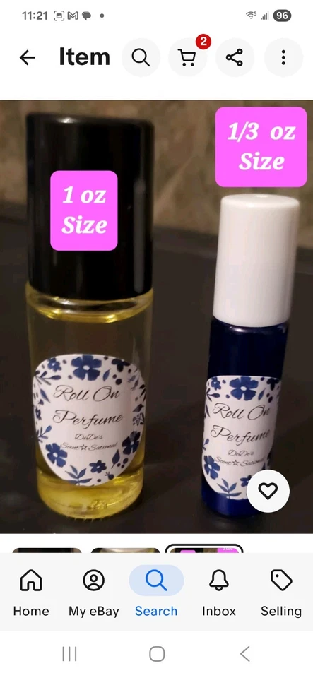 Roll on Perfume Mujer 1 OZ Página 2 Foto 3 de 3