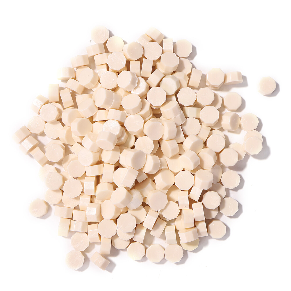 Pine Green Wax Seal Beads - 500 PCS Octagon Shape | Fast Melting & Non-Toxic | Perfect For Invitations & Crafts