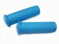 "Vespa Lenker Gummi Griffe 7/8\" Blau VBA VBB PX LML Super Sprint 150 125 GS S Ecs"