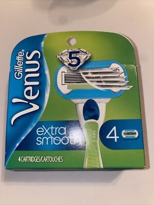 Gillette Venus Extra Smooth Women's Razor Blade Refills - 4 Count