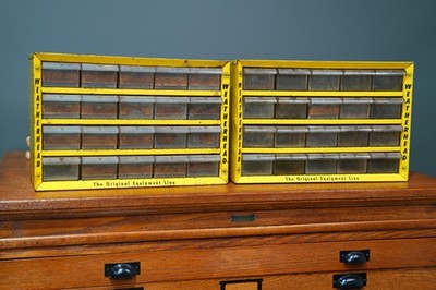 USA VINTAGE weatherhead パーツキャビネット 20口 Vintage Weatherhead Parts Storage Organizer Cabinet Drawers Auto