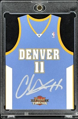 2010-11 Panini Threads #12 Chris Andersen Team Threads Away Auto /25