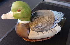 Jasco Ceramic Vintage Duck Lint Remover Brush Mallard 5.5 x 3.75