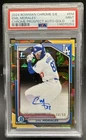 2024 Bowman Chrome Sapphire Emil Morales Auto 1st Gold #/50 Dodgers PSA 9