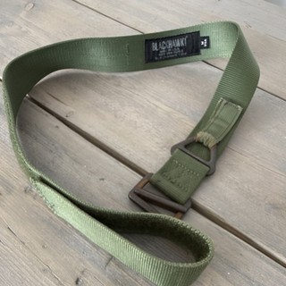 BLACKHAWK! Olive Green Web Belt with Buckle Hardware Size M Made in USA