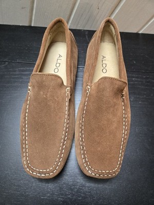 ALDO MERRILLS Suede Moccasins Loafers Navy Men display picture 2