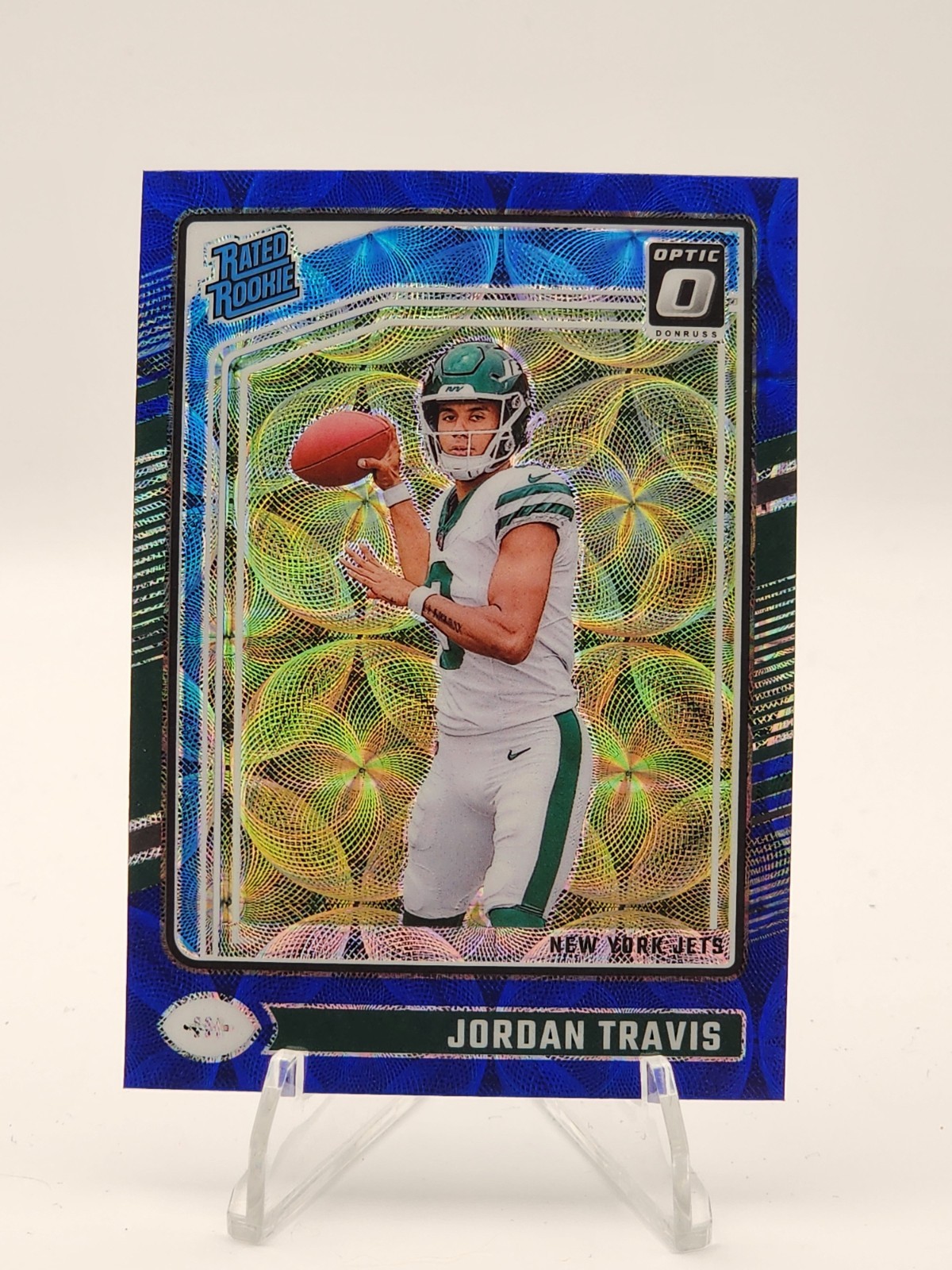 2024 Panini Donruss Optic - Jordan Travis #260 Blue Scope Prizm (RC)