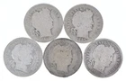 Better Lot 5 1910-D 1897-O 1903-O 1906-O 1900-S Barber Dime 0.50 Face *259