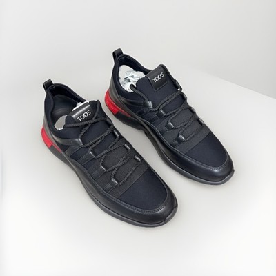 Tod s No Code Men s Black Sneakers Size 5 New In Box