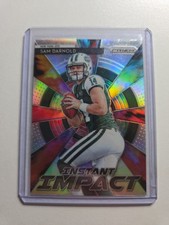 2018 Prizm Silver Instant Impact Sam Darnold Seahawks RC Rookie Card. rookie card picture