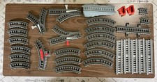 Thomas  Friends Trackmaster- Lot Of 30 Mixed Grey Train Track Pieces