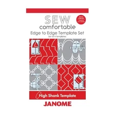 Genuine Janome Edge to Edge Ruler Set - High Shank Part# WT-JANOMEE2E-HS