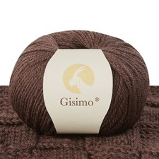 100 Merino Wool Yarn, 6-Ply Luxurious and Soft Yarn for Hand Knitting Croche...
