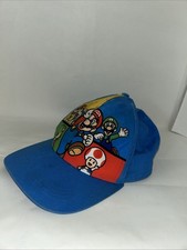 Super Mario Boys Snapback Hat One Size Fits Most