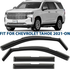 Rain Guards Vent Visors Shade For 2021-2026 Chevrolet Chevy Tahoe Shatterproof Rain Guards Vent Visors Shade For 2021-2026 Chevrolet Chevy Tahoe Shatterproof