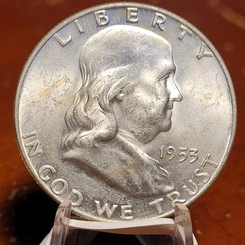 1953-D FRANKLIN HALF DOLLAR ~  BU Slider