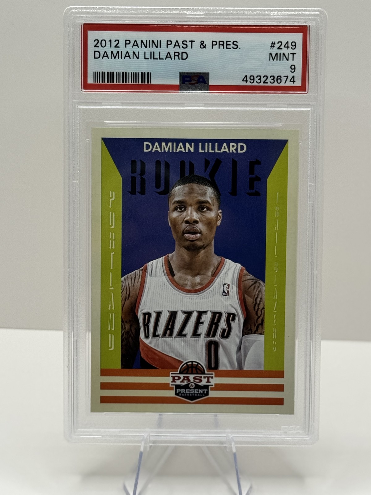 2012-13 Panini Past & Present - Rookie Damian Lillard #249 (RC)