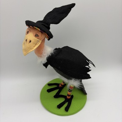 Annalee Halloween Vivian Vulture Witch Doll Mobilitee Dolls 12'' 2011 Figure 