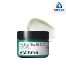 AHA BHA PHA 30 Days Miracle Cream - 2.02oz, 60ml - Mild Refining Centella F...
