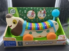 VTech LeapFrog Wooden AlphaPup- New Great gift for learning