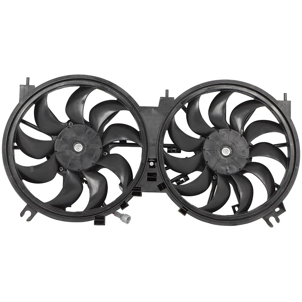 Conjunto de ventilador condensador radiador motor para 09-14 Nissan Murano 2017 Nissan Quest Foto 3 de 4