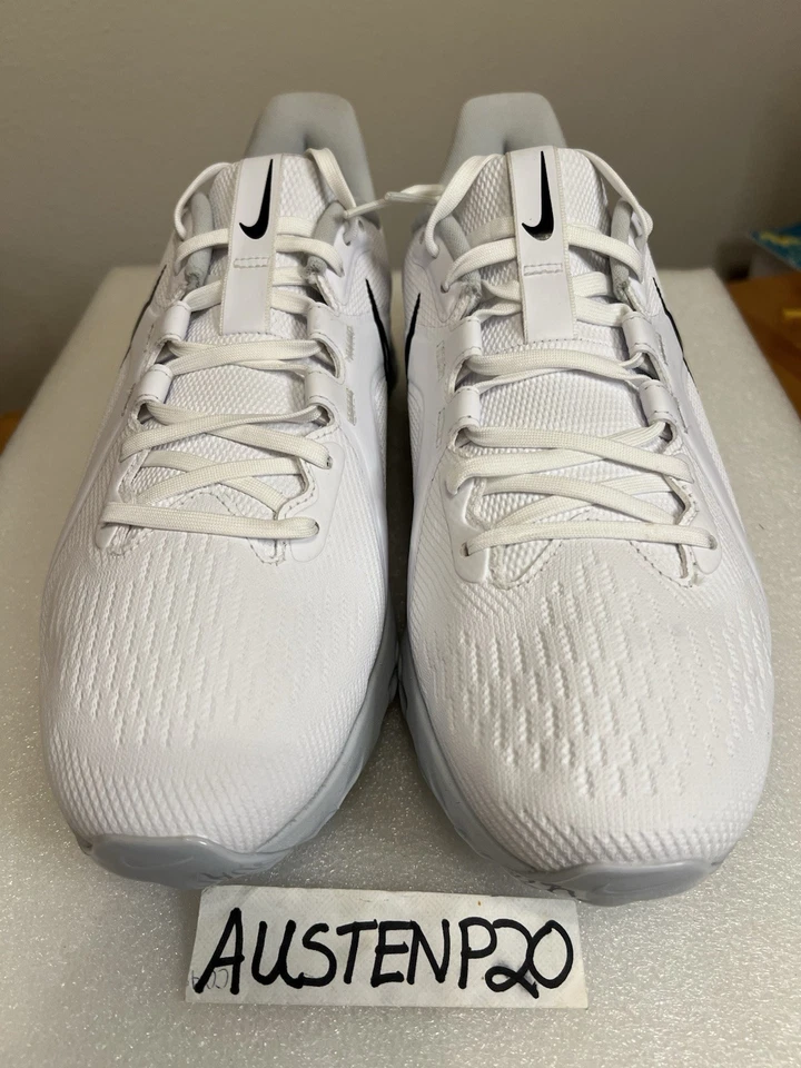 NEW Nike React Infinity Pro Golf Shoes Men's Size 10.5 White GREY BLK CT6620 105 - Image 3 of 4