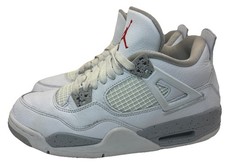 Air Jordan 4 Retro White Oreo DJ4699-100 7Y/8.5W Pre-Owned No Box