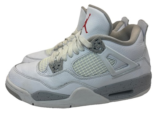 Air Jordan 4 Retro White Oreo DJ4699-100 7Y/8.5W Pre-Owned No Box - Picture 2 of 14