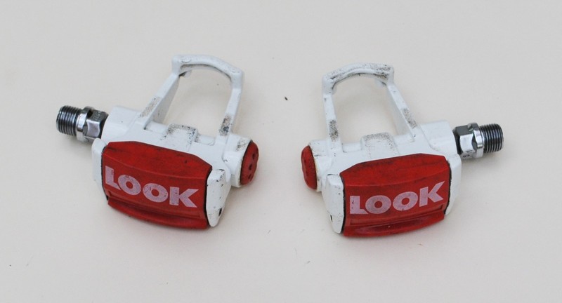 Look PP56 clipless pedals, delta cleat klate 1980s.