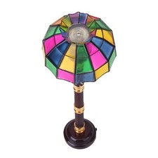 1:12 Scale Dollhouse Floor Lamp Lifelike Colorful Mini Dollhouse Floor LED N