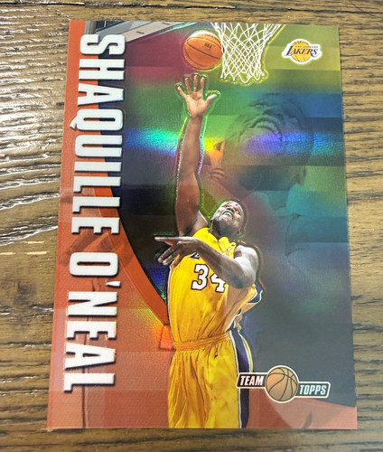 Topps Chrome 2001-02 Team Topps Shaquille O'Neal Lakers #TT1 Refractor